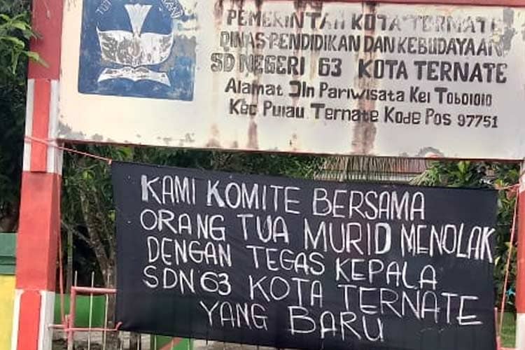 Komite Sekolah dan Wali Murid Boikot SD Negeri 63 Ternate