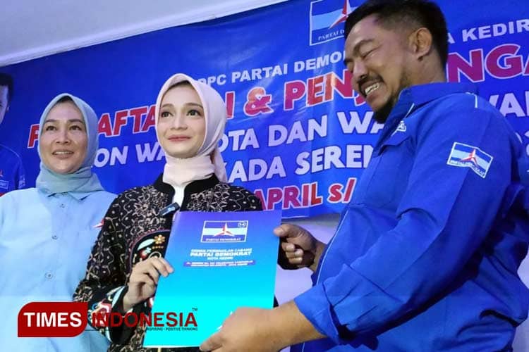 Jadi Bacawali Kota Kediri Pertama, Vinanda Prameswati Daftar Penjaringan Partai Demokrat