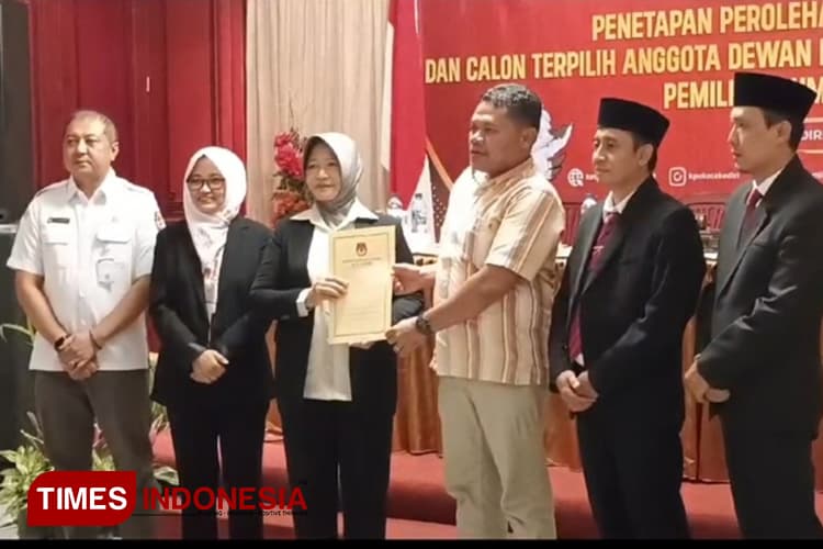 KPU Tetapkan Caleg Terpilih DPRD Kabupaten dan Kota Kediri