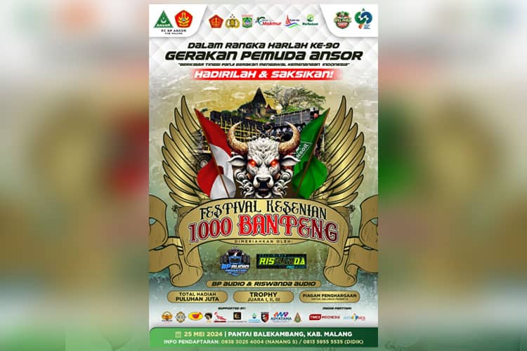 Harlah GP Ansor, Apel 10.000 Kader, juga Ada Festival 1.000 Bantengan