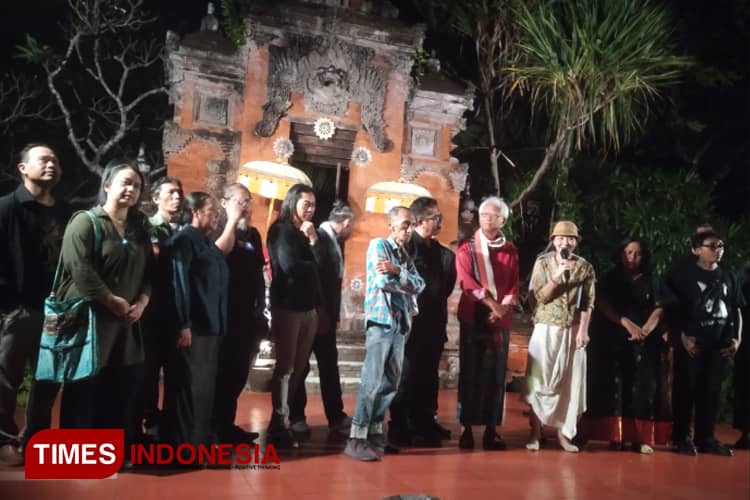 Kolaborasi Seniman di Griya Santrian Sanur Bali Pamerkan Keindahan Sastra dan Seni