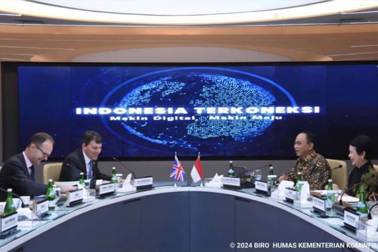 Kominfo Jajaki Kerja Sama Digital dengan Pemerintah Inggris