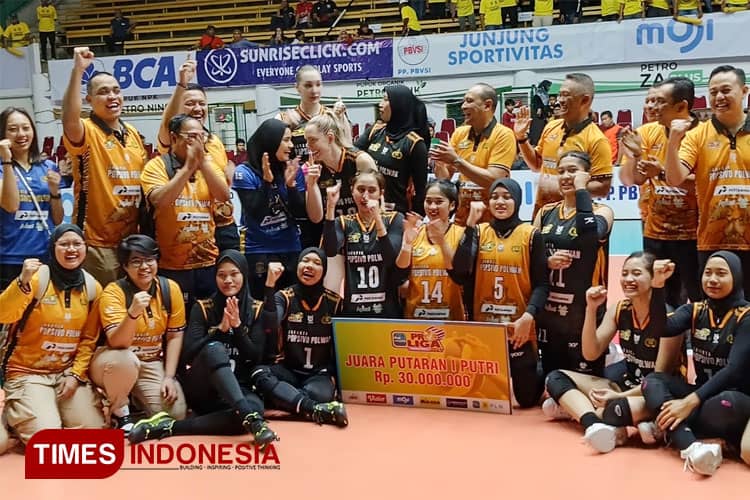 Jakarta Popsivo Polwan Juara Putaran Pertama Proliga 2024