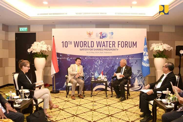 Pertemuan Bilateral World Water Forum ke-10, Menteri PUPR RI dan Direktur FAO Bahas Kolaborasi Tata Kelola Air dan Pertanian