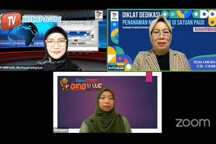 Fitri Marisa Bahas Pentingnya Computational Thinking untuk Anak Usia Dini dalam Webinar HIMPAUDI
