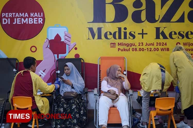 J-Lo dan Lions Club Jember Argopuro Gelar Baksos, Donor Darah hingga Bazar Kesehatan untuk Masyarakat