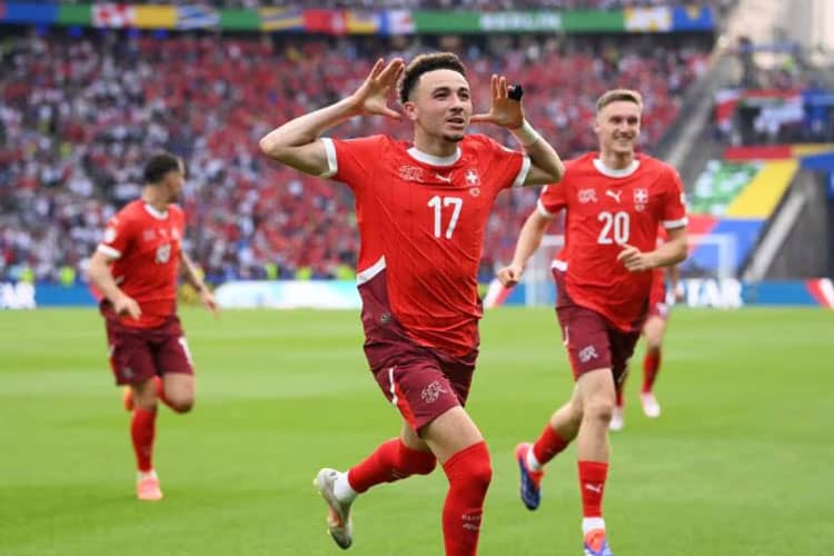 Swiss Lolos ke Perempat Final, Vargas: Kami Membuat Italia tidak Bernafas