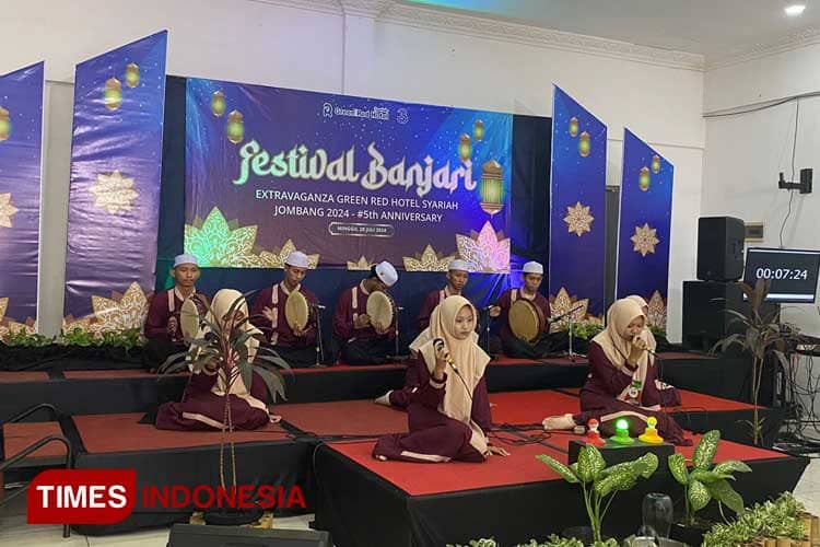 45 Grup Al-Banjari se-Jatim Adu Kreativitas di Jombang