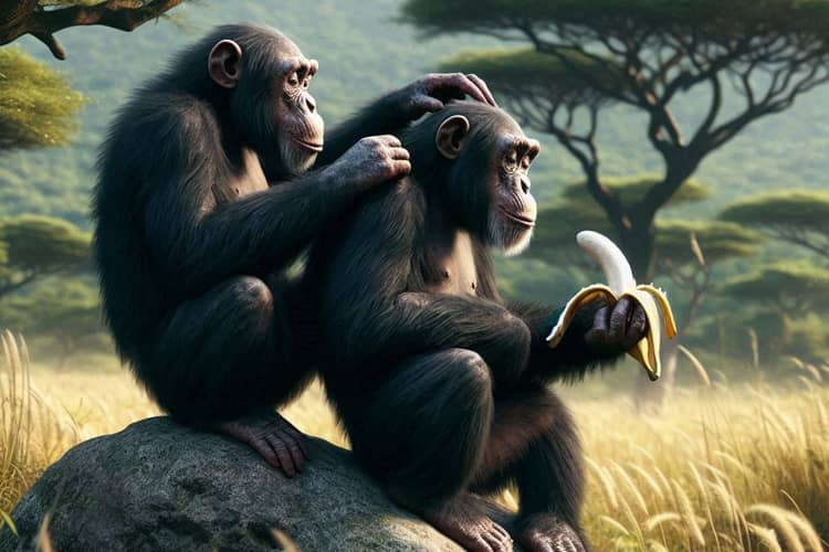 Chimpanzees Use Insects as Natural Medicine to Heal Wounds, Research Says