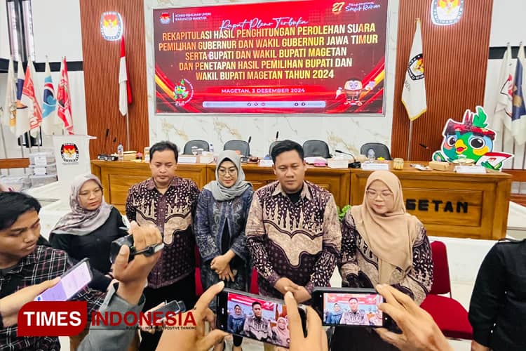 Ini Hasil Rekapitulasi Kabupaten Perolehan Suara Pilkada Magetan 2024