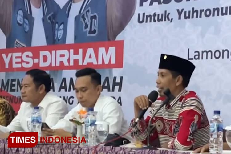Yes-Dirham Dipastikan Menang Pilbup Lamongan, Husen: Suara Hati Nurani Masyarakat