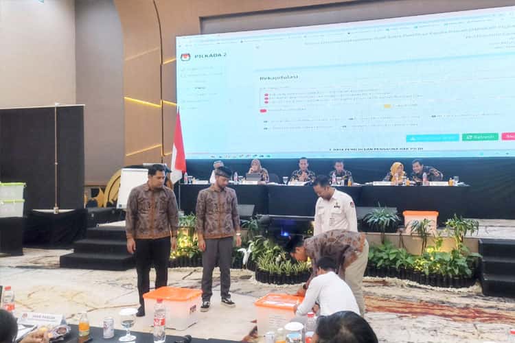 Paslon NH Unggul di Hasil Rekapitulasi Penghitungan Suara Pilkada Kota Batu