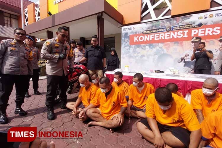 Bekuk 11 Pengedar Sabu, Polres Probolinggo Kota Buru Jaringannya