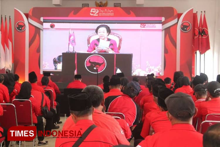 PDI Perjuangan Kediri Tegaskan Dukungan Megawati dan Perkuat Aksi Nyata