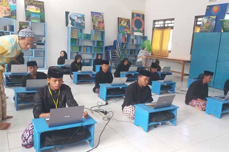Imtihan Wathani Berbasis Digital di Kalteng Berjalan Sukses