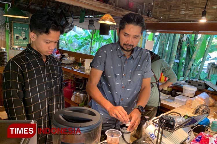 Begini Antusiasme Santri Ikut Program Santri Ngaji Barista