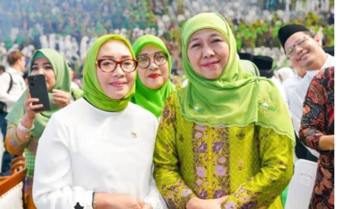 Khofifah Ketua Dewan Pembina, Arifatul Pimpin PP Muslimat NU