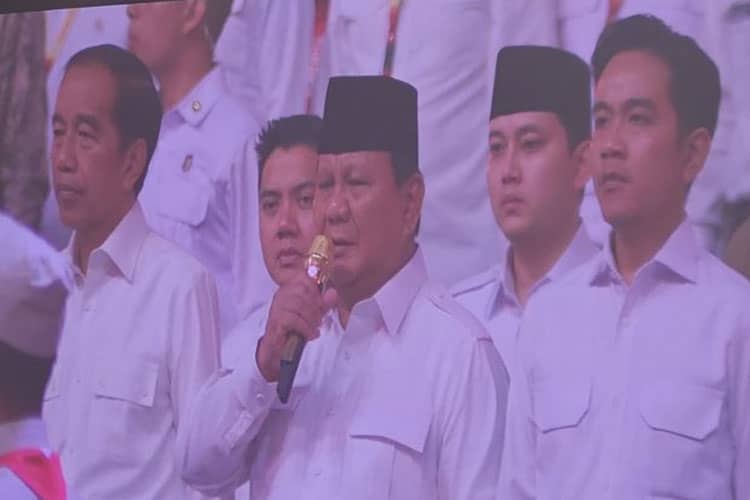 Apit Prabowo, Jokowi dan Gibran Hadir di HUT ke-17 Gerindra