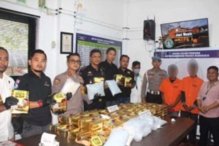Polda Riau Masih Selidiki Jaringan Internasional Penyelundupan Narkoba 90 Kg Sabu dan Ekstasi