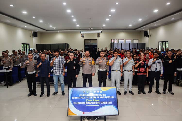 Kesiapsiagaan Penanganan Korban Kecelakaan, Polres Malang Gelar Pelatihan First Aid