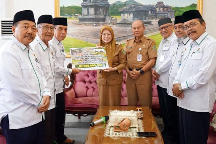 Korban Bencana Tanah Bergerak Kaliireng Ratamba Dapat Bantuan Baznas Banjarnegara