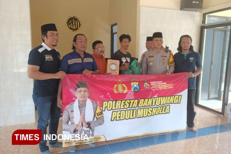 Dibantu Polresta Banyuwangi, Beribadah di Musala Nurul Jannah semakin Khusyuk di Bulan Ramadan