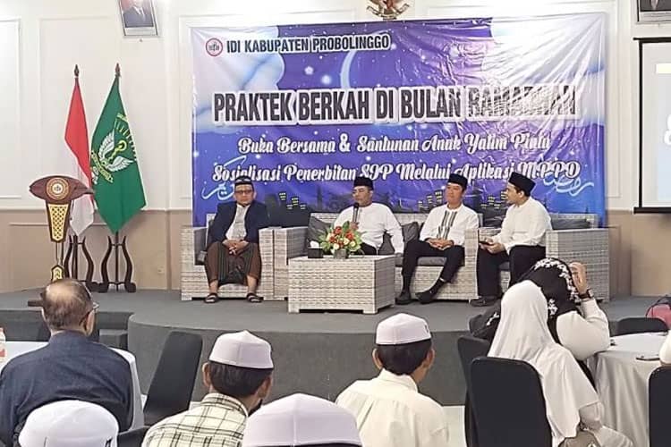 Buka Bersama Anak Yatim Piatu, Bupati Haris Ajak IDI Sinergi Sukseskan Program Kesehatan