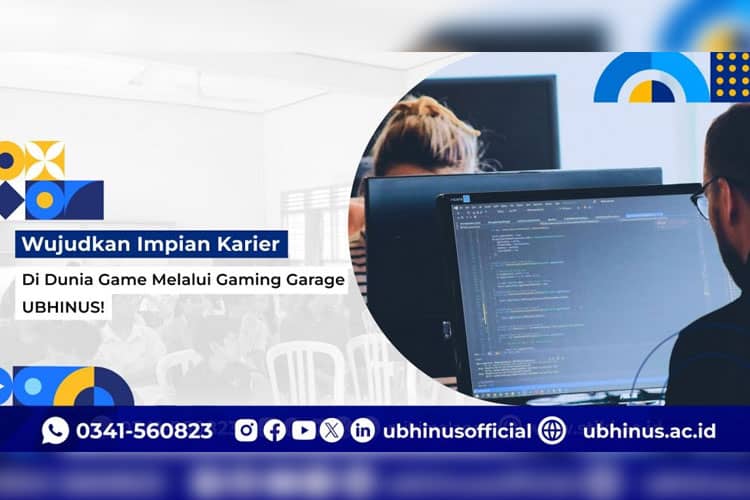 Wujudkan Impian Karier di Dunia Game Melalui Gaming Garage UBHINUS!