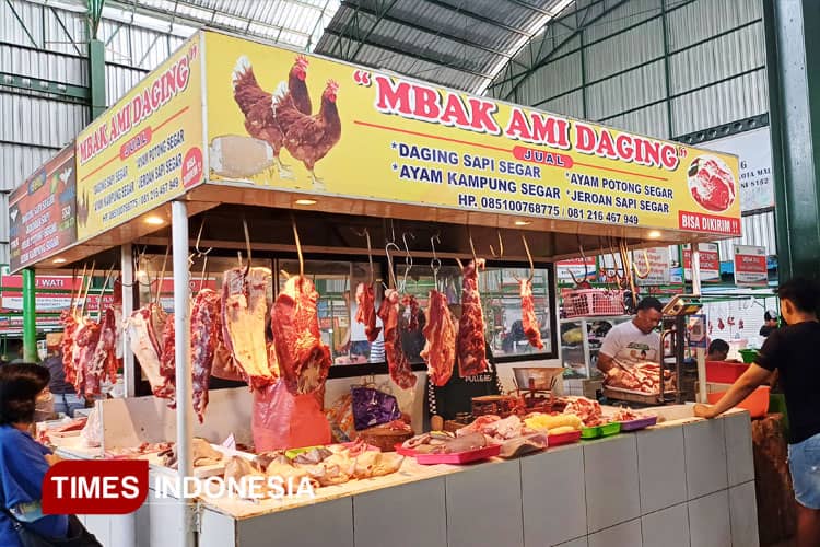 Menjelang Lebaran, Harga Daging Sapi dan Ayam di Malang Stabil