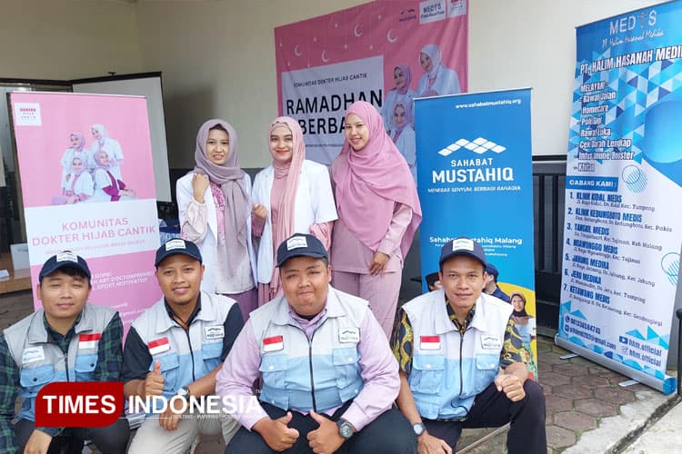 Komunitas Dokter Hijab Cantik, Sahabat Mustahiq Malang, dan Klinik Halim Hasanah Medika Gelar Beragam Kegiatan di Bulan Ramadan