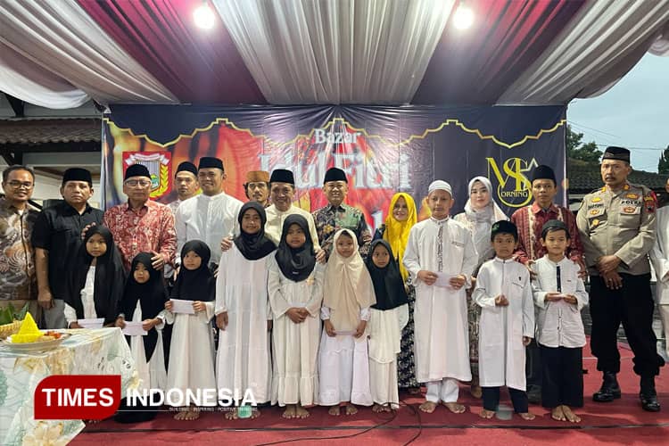 Acara Bazar Idul Fitri, Pesta Rakyat, dan Santunan Anak Yatim di Wonosobo Berlangsung Meriah