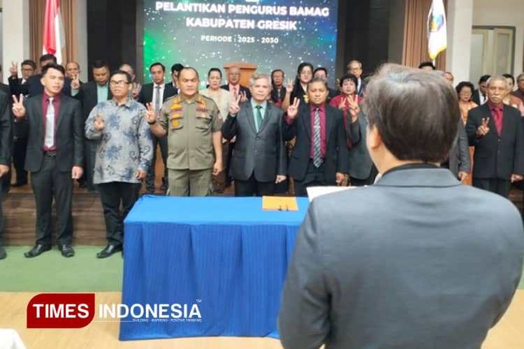 Pengurus Bamag Gresik Resmi Dilantik, Didorong Perkuat Toleransi Antar Umat