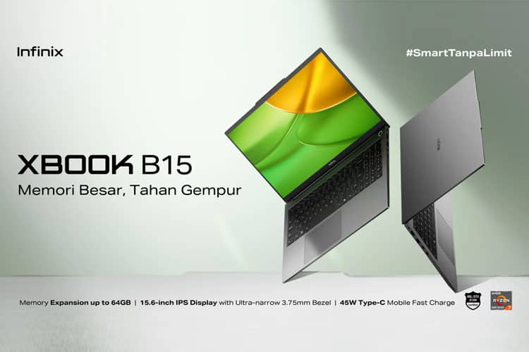 Laptop Tahan Gempur, Ini Jadwal Rilis Infinix XBOOK B15