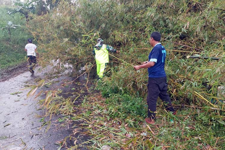 Hujan di Wilayah Kecamatan Lawang Kabupaten Malang Sebabkan Longsor dan Banjir Luapan