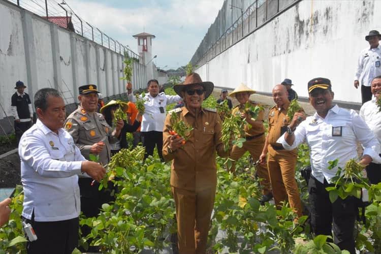 Wali Kota Wahyu Hidayat Dukung Penuh Program Ketahanan Pangan di Lingkungan Lapas Malang