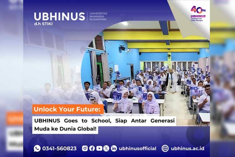 Unlock Your Future: UBHINUS Malang Goes to School, Siap Antar Generasi Muda ke Dunia Global!