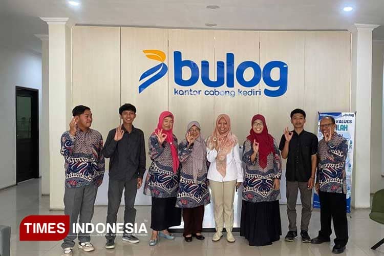 P2K2 UWG Malang Monitoring Mahasiswa Magang BUMN di BULOG Kediri