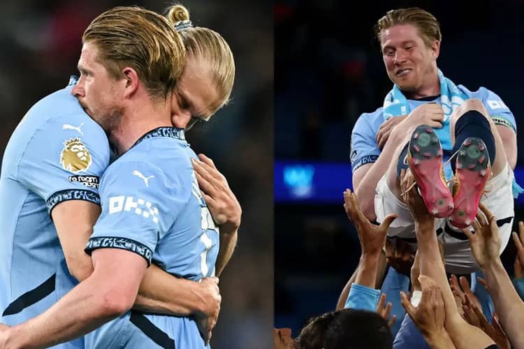 Perpisahan Emosional Kevin De Bruyne, Guardiola Tak Kuasa Menahan Air Mata