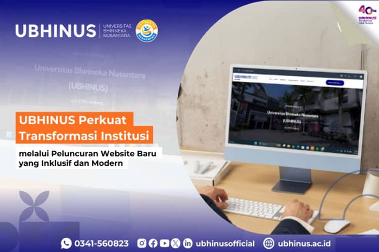 UBHINUS Perkuat Transformasi Institusi melalui Peluncuran Website Baru yang Inklusif dan Modern