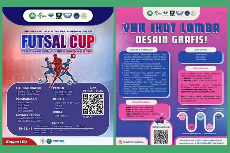 Dies Natalis ke-42 FIA UNISMA Hadirkan Lomba Nasional, Dorong Prestasi dan Kreativitas Pelajar