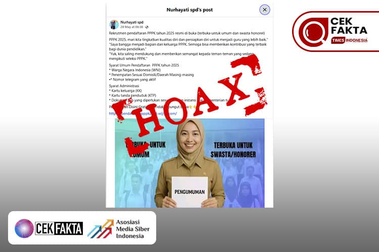CEK FAKTA: Beredar Tautan Pendaftaran PPPK 2025, Benarkah Resmi Dibuka?