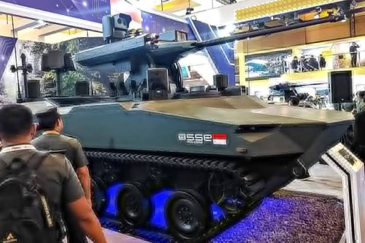 P8 Light, Tank Ringan Anti-Drone Karya Anak Bangsa Kolaborasi PT SSE dan TNI AD