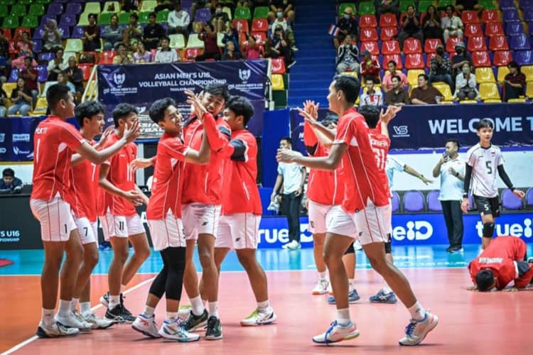 Timnas Voli Putra Indonesia Tundukkan Thailand di Kejuaraan Voli Asia U-16