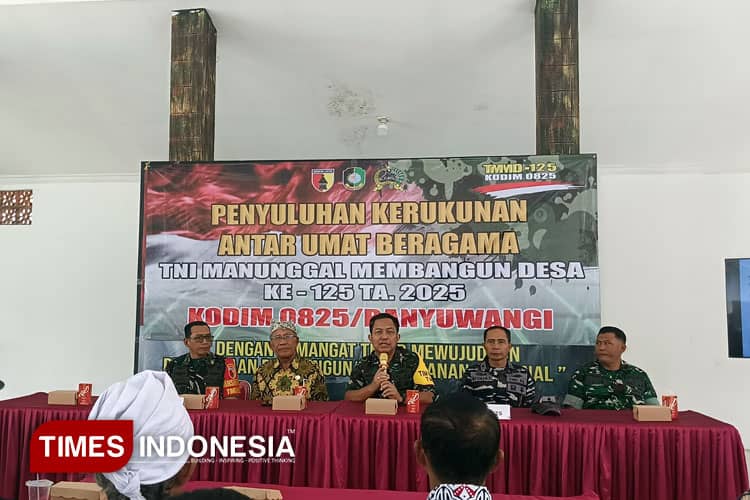 Harmonikan Keragaman, Warga Banyuwangi Dapat Edukasi Soal Toleransi Lewat TMMD