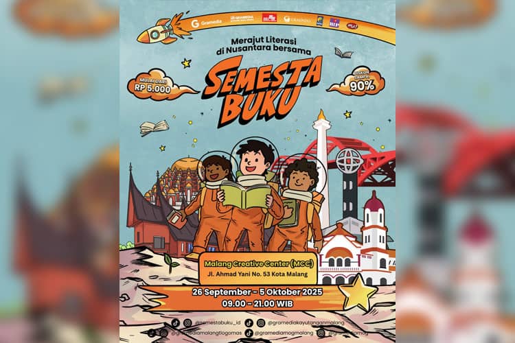 Semesta Buku Hadir di Malang: Gramedia Ajak Masyarakat Rayakan Literasi Nusantara