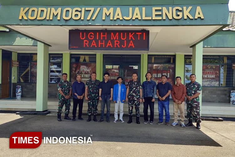 Dandim 0617 Majalengka Ajak PMII Bersinergi Perkuat Ketahanan dan Stabilitas Daerah