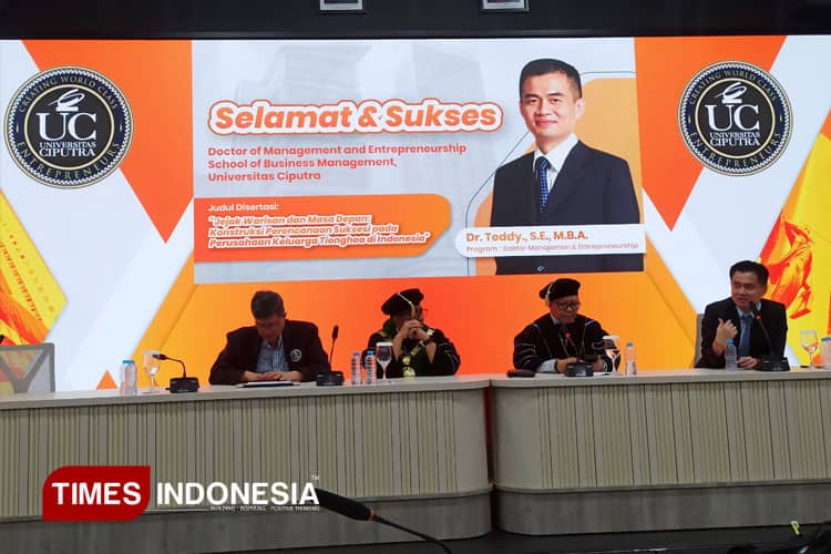 Doktor Universitas Ciputra Bahas Pentingnya Suksesi dalam Bisnis Keluarga