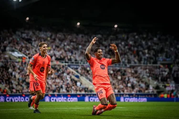 Rashford Bersinar, Barcelona Bungkam Newcastle di St James’ Park
