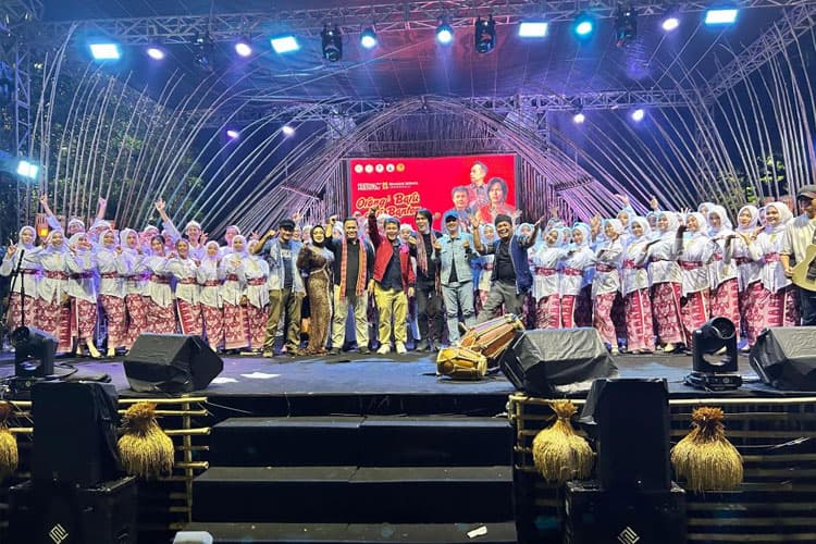 Bonnie Triyana dan Once Mekel Satukan Warga Lewat Nada, Budaya, dan Semangat Kemanusiaan