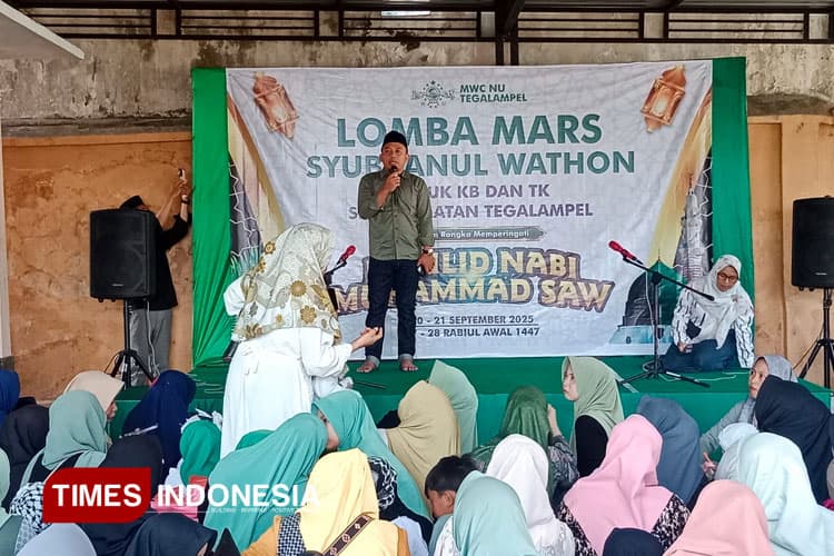 Ratusan Anak di Tegalampel Tampil dalam Lomba Subbanul Wathon